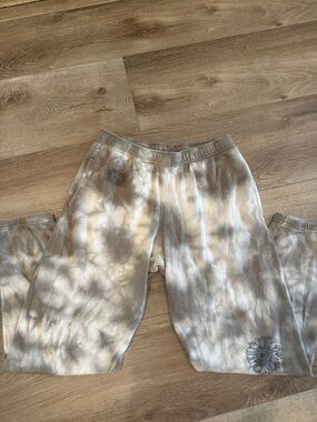 Empyre Neutral Tie-Dye Sunflower Sweatpants